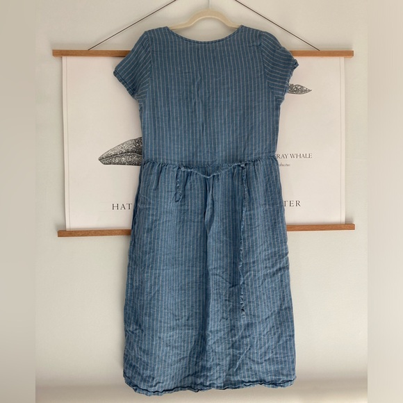 Pyne & Smith No. 11 Georgian Blue Striped Dress - Picture 4 of 7